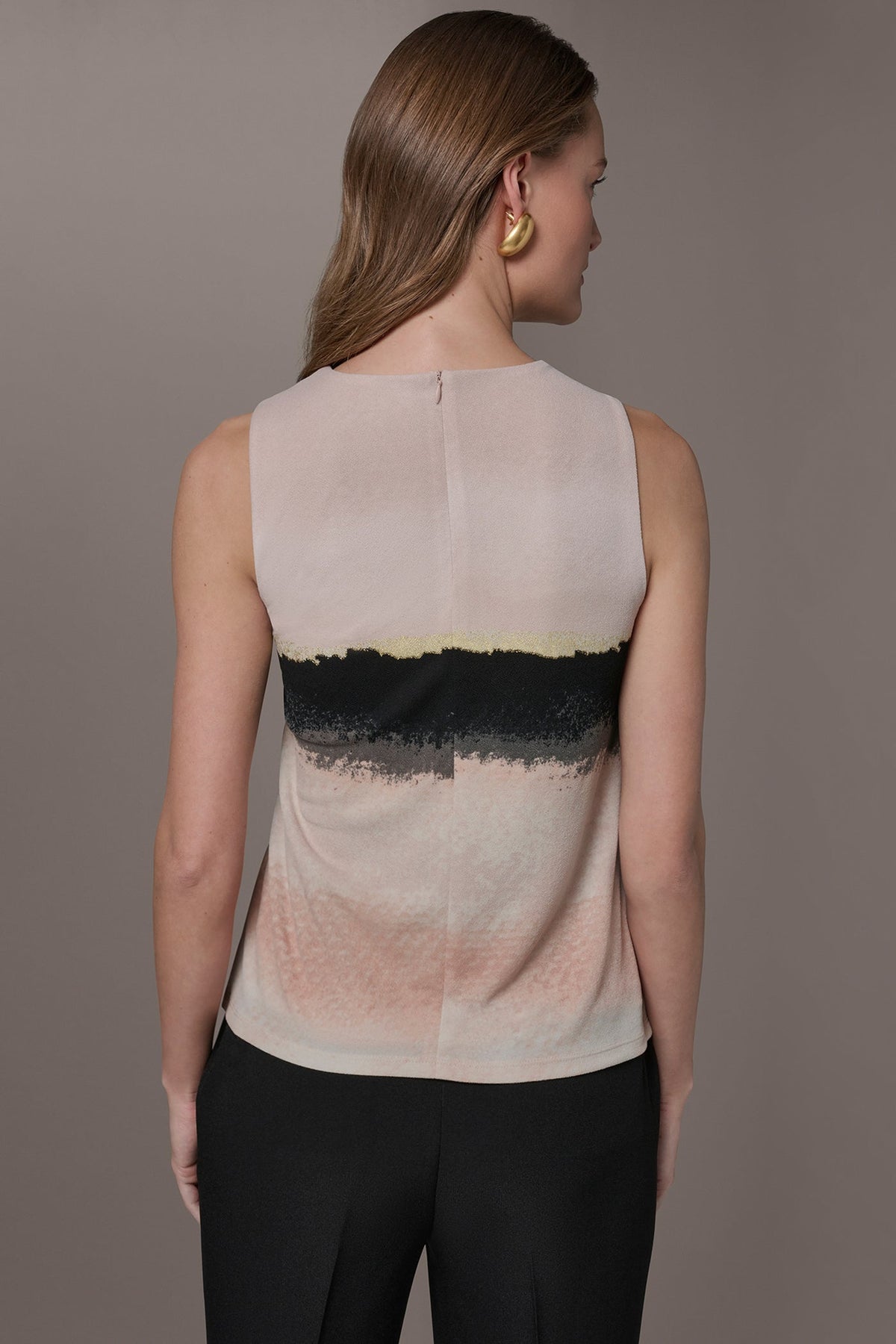PRINTED HALTER TOP