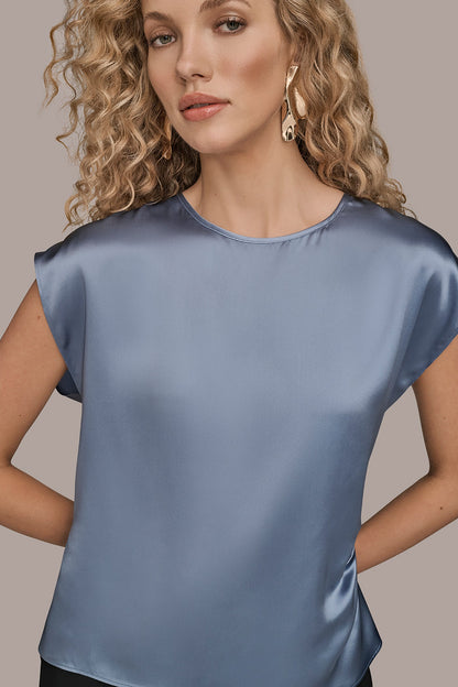 CAP SLEEVE BLOUSE