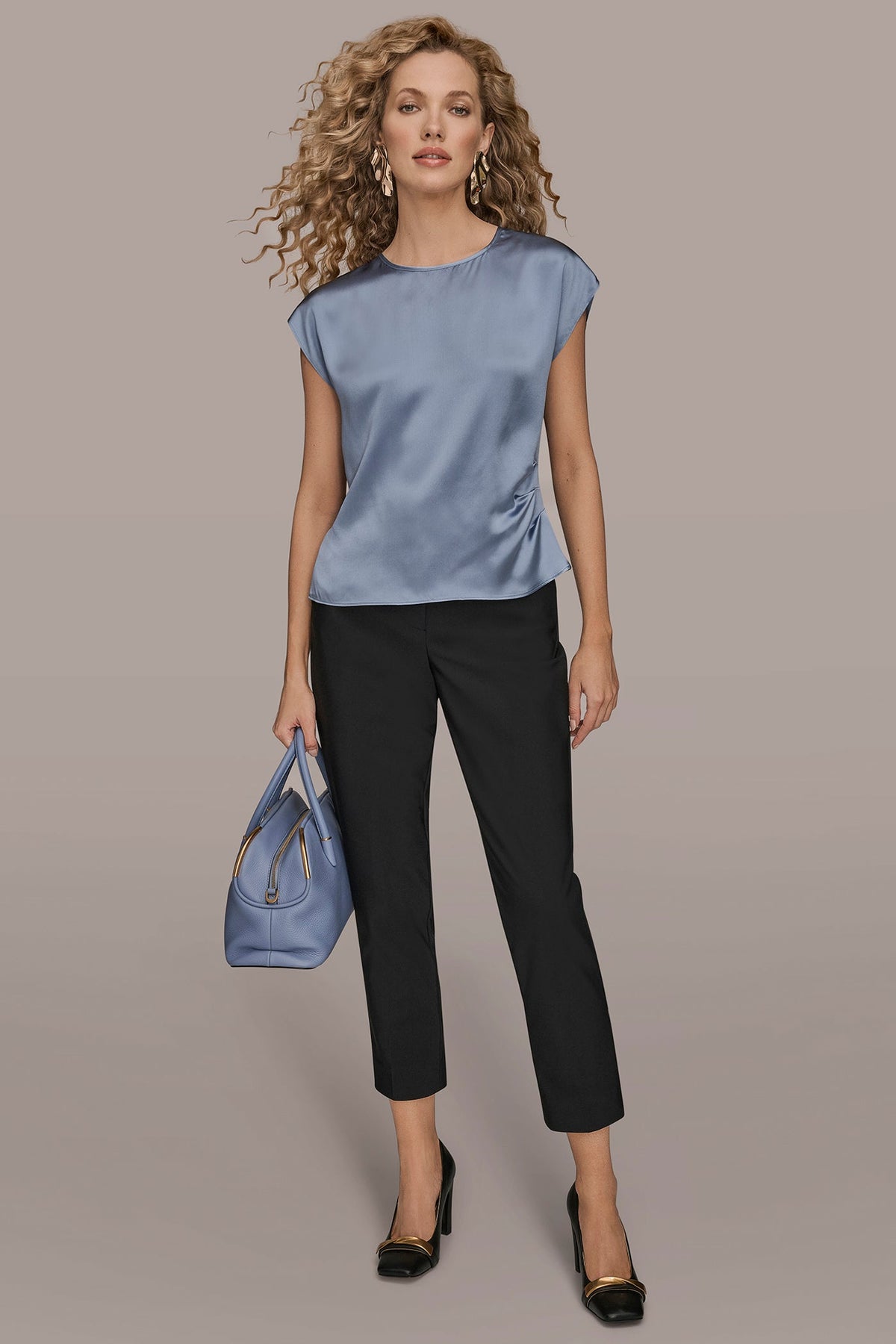 CAP SLEEVE BLOUSE