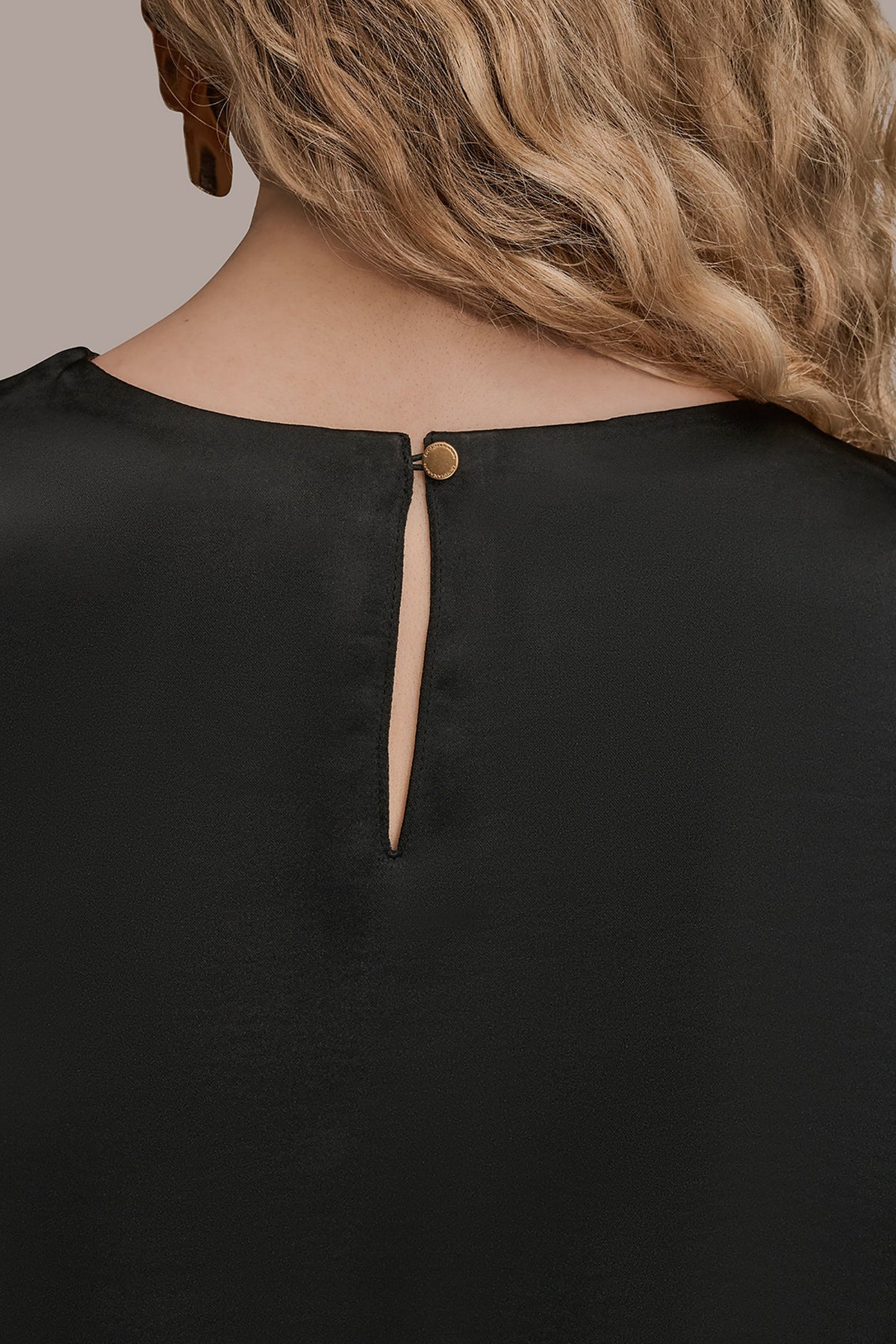 FLORAL-EMBROIDERED BLOUSE