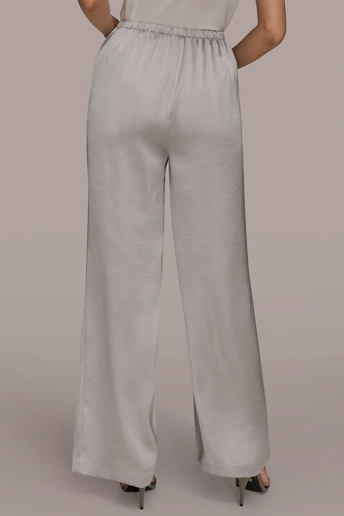 EXTRA HIGH-RISE SATIN PULL-ON PANT