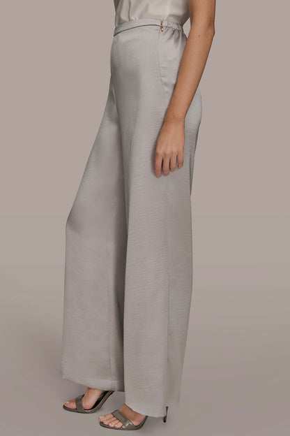 EXTRA HIGH-RISE SATIN PULL-ON PANT