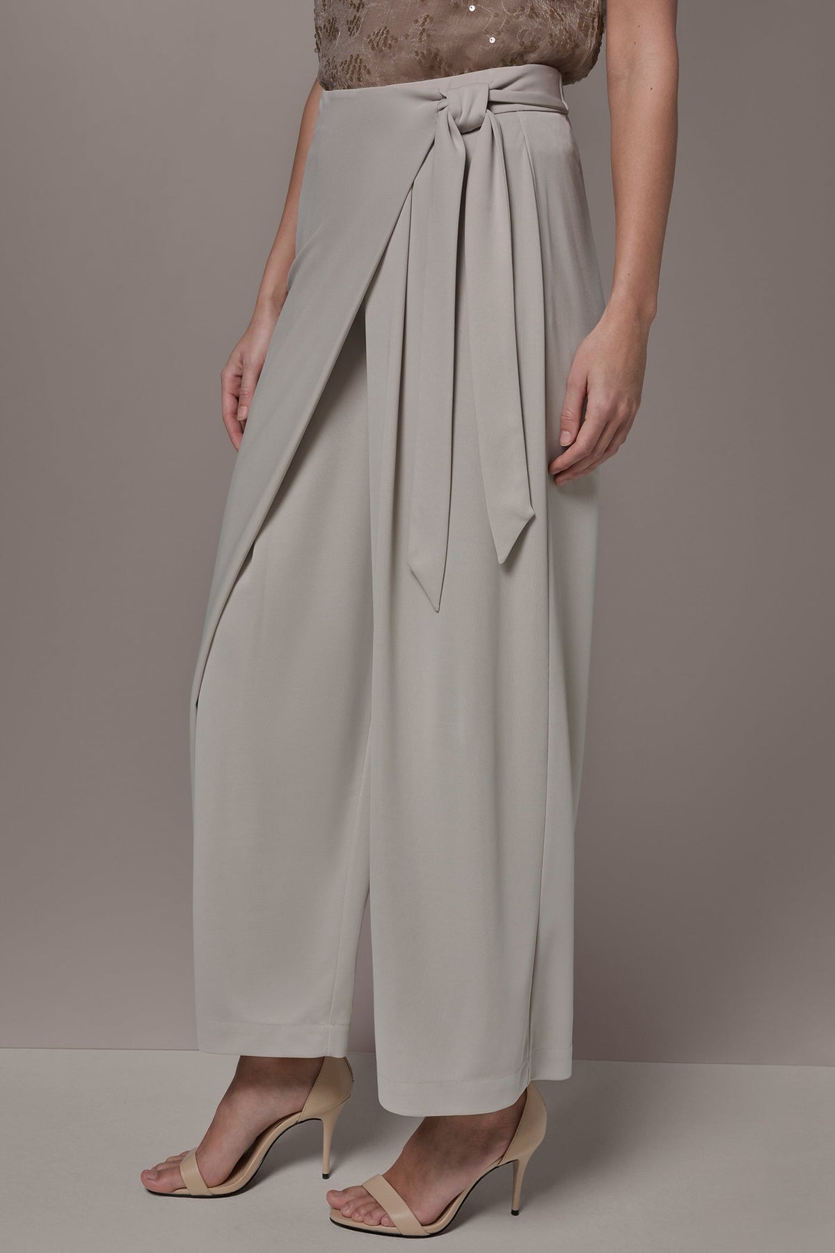 EXTRA HIGH-RISE WRAP OVERLAY RELAXED PANT
